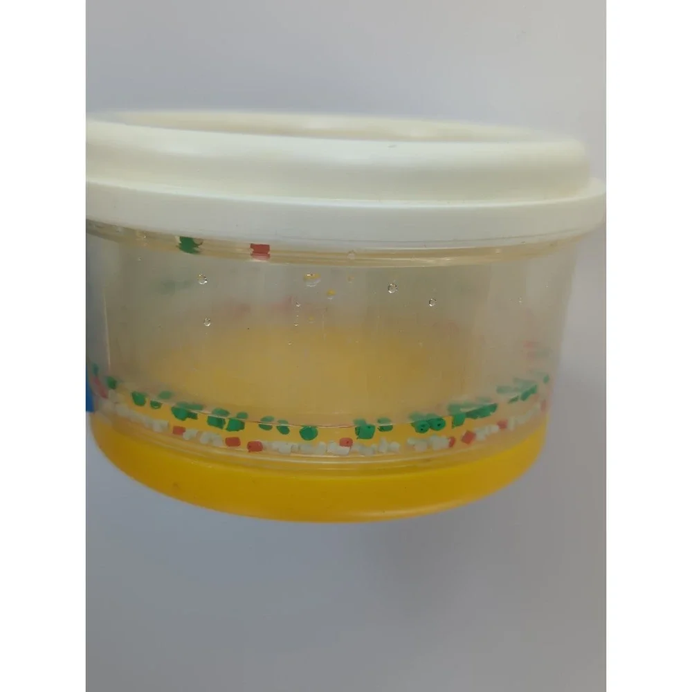 Fisher Vintage Price Fun With Food alphabet soup pot set salt pepper READ USED